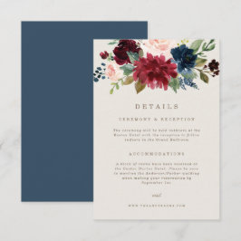Herfst Elegantie Details Kaart