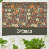 Herfst Elegantie Theedoek (Gevouwen)