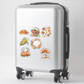 Herfst Elementen Stickerblad Sticker (Koffer)