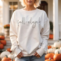 Herfst-eluja Trendy Minimalistische Herfst-Hallelu