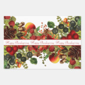 Herfst- en fruitsoorten, bessen en Pinecones, als Inpakpapier Vel (Voorkant)