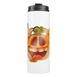 Herfst- en Halloween-sticker Thermosbeker