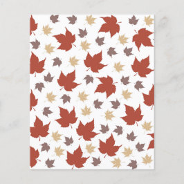 Herfst- en herfstblad scrapbookpapier