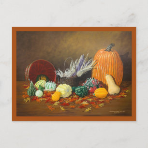 Herfst en Thanksgiving Viering Briefkaart