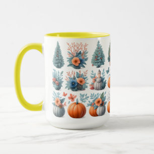 Herfst- en winter seizoenskeramieken mok
