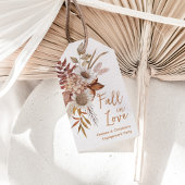 Herfst Engagement Party Cadeaulabel