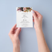 Herfst Engagement Party Invitation Flyer (Hand)