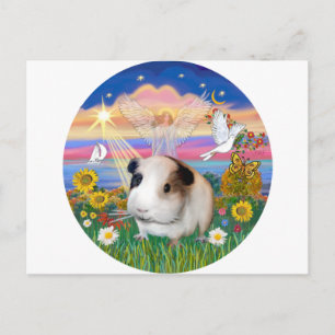 Herfst Engel - Cavia Pig 1 Briefkaart