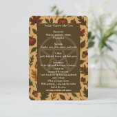 Herfst Equinox Altaar Kaart (Staand voorkant)