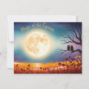 Herfst Equinox Briefkaart