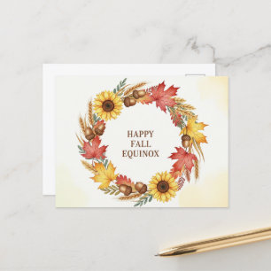 Herfst Equinox Briefkaart