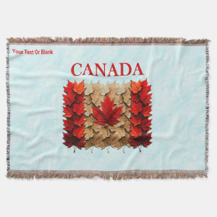 Herfst Esdblad Canadese Vlag Deken