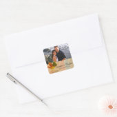 Herfst esdoornblad bruiloft gunst Sticker (Envelop)