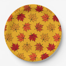 Herfst esdoornbladeren