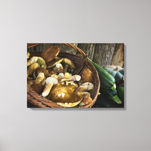 Herfst eten stilleven canvas print (Voorkant)