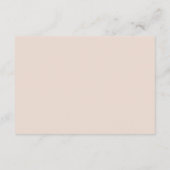 Herfst Eucalyptus Bloemen bruiloft Details Informatiekaartje (Achterkant)