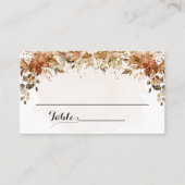 Herfst Eucalyptus Vrijgezellenfeest Autumn Wedding Plaatskaartje (Voorkant)