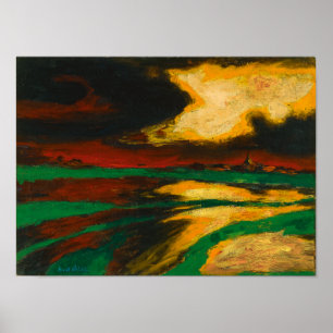 Herfst Evening Emil Nolde Poster