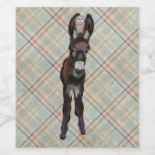 HERFST EZEL & PLAID UIL WIJN ETIKET (Enkel label)