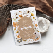 Herfst Fairy Boho Wildflower Garden Verjaardagsfee Kaart