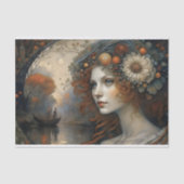 Herfst Fairy Queen River Fantasy Decoupage Tissuepapier (Voorkant)