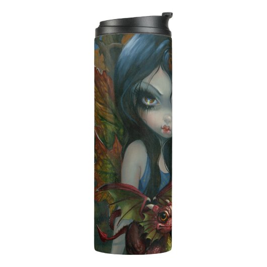 "Herfst Fairy" Thermische Tumbler Thermosbeker (Gedraaid links)