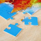 Herfst Falling Leaves Legpuzzel (Zijkant)