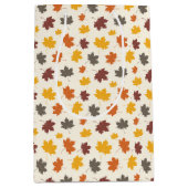 Herfst Falling Leaves Medium Cadeauzakje (Voorkant)