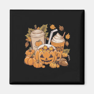 Herfst Familie Halloween Thanksgiving Schattig Her Magneet
