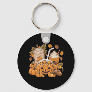 Herfst Familie Halloween Thanksgiving Schattig Her Sleutelhanger