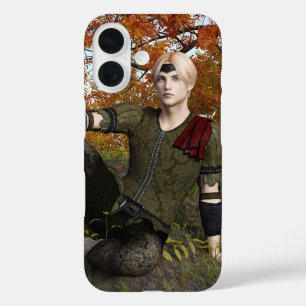 Herfst Fantasie Prins Bos Portret iPhone 16 Hoesje