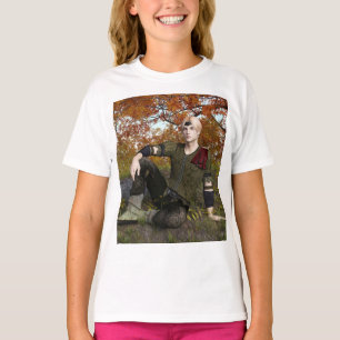 Herfst Fantasie Prins Bos Portret T-shirt