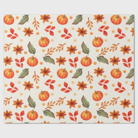 Herfst Fantasy Wrapping Papier (Vlak)
