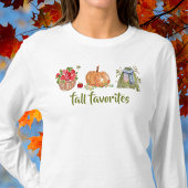 Herfst Favorieten Appels, Pompoen, Trui T-shirt