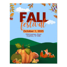 Herfst Fest Poster, herfst, vakantie