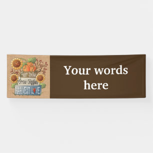 Herfst Festival, cabine of tentbanner Spandoek