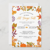 Herfst Festival feest vreugdevuur buurtfeest Kaart (Voorkant)