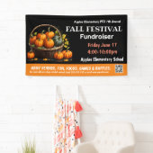 HERFST FESTIVAL Fondsenwerving PTO PTA Kerk Banner (Insitu)
