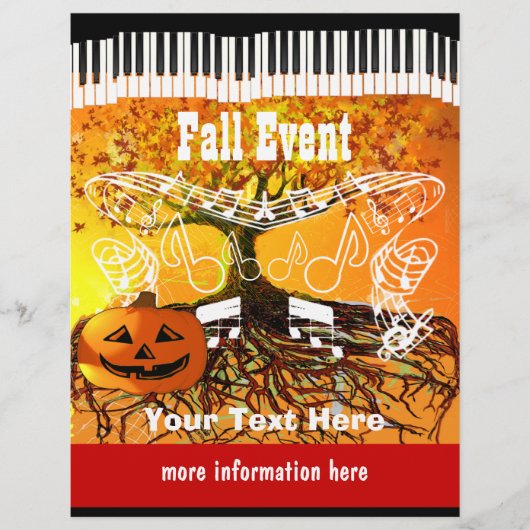 Herfst Festival Halloween Event of Herfst Event Fl Flyer (Voorkant)