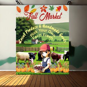 Herfst Festival Kies je eigen Boerderij Fresh Prod Poster