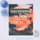 Herfst Festival Party Flyer Poster (Enkel)