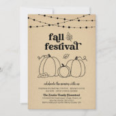 Herfst Festival Uitnodiging (Voorkant)