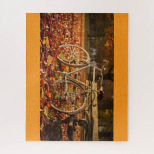 Herfst Fiets Puzzel Gezellige Herfstbladeren Kun