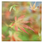 Herfst Filigree Decorative Tile / Trivet Tegeltje (Voorkant)