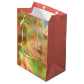 Herfst Filigree Gift Bag Medium Cadeauzakje (Voorkant Gekanteld)