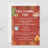 Herfst Flannel Fest Kaart (Voorkant)