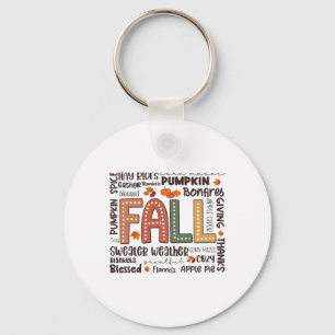 Herfst Flannels Pompoen Seizoen Herfst Vibes Herfs Sleutelhanger