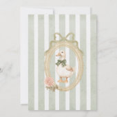  Herfst Floral Baby shower Kaart (Achterkant)