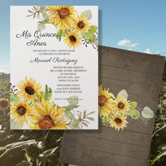 Herfst Floral Birthday Party Kaart