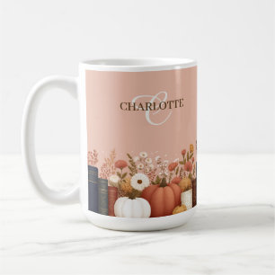 Herfst Floral Bookish Keepsake Koffiemok